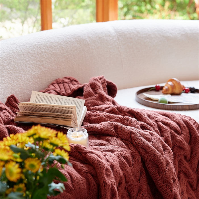 91家纺网 家纺一手货源 找家纺 暖绵绵家纺 2025新款腈纶枕头枕芯-佩诗亚【最低零售价：168元】 佩诗亚-锈红