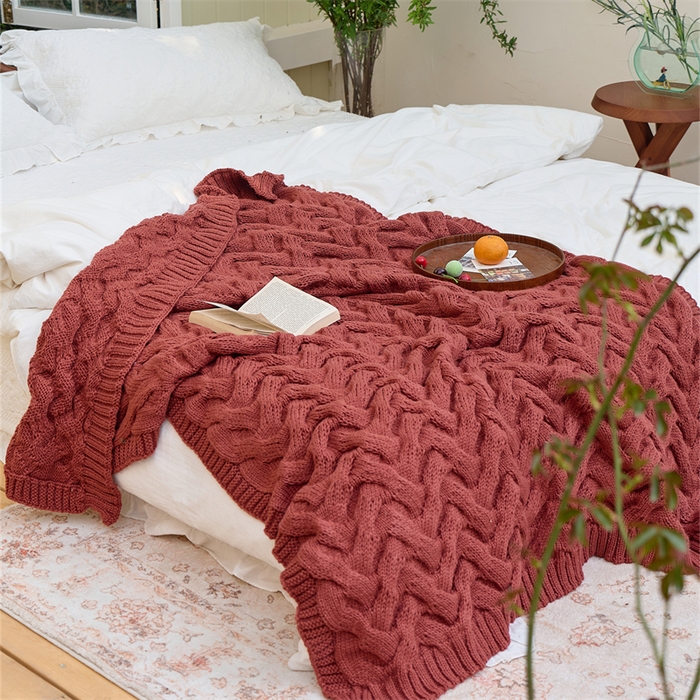 91家纺网 家纺一手货源 找家纺 暖绵绵家纺 2025新款腈纶枕头枕芯-佩诗亚【最低零售价：168元】 佩诗亚-锈红