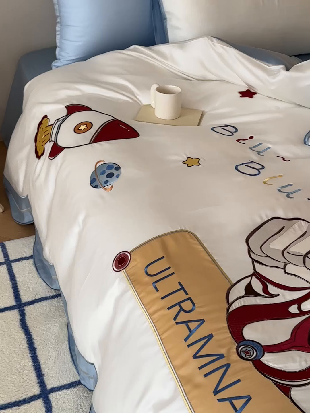 91家纺网 家纺一手货源 找家纺 （总）西西家居 2025新款LF60支奥地利兰精天丝四件套-勇敢战士