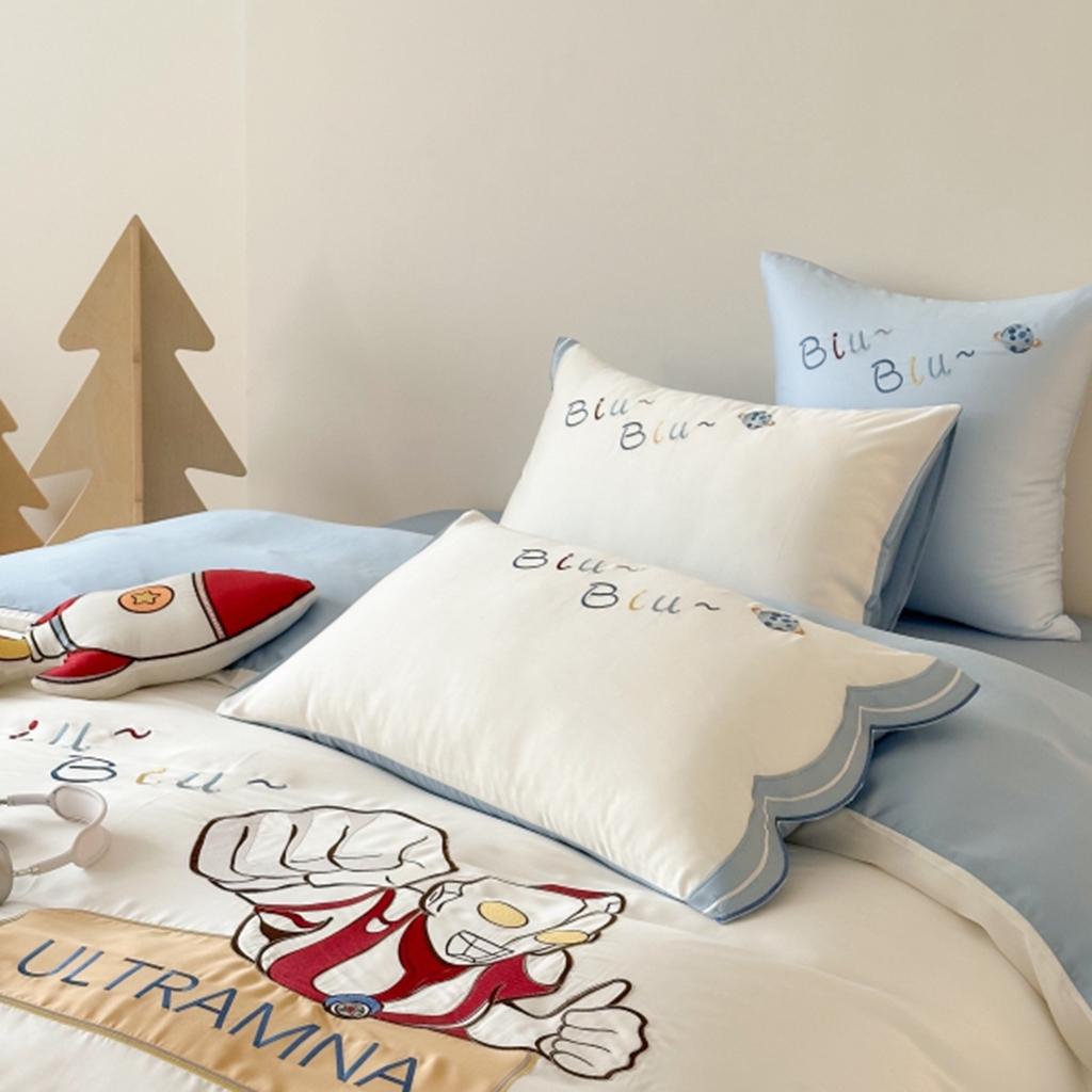 91家纺网 家纺一手货源 找家纺 （总）西西家居 2025新款LF60支奥地利兰精天丝四件套-勇敢战士