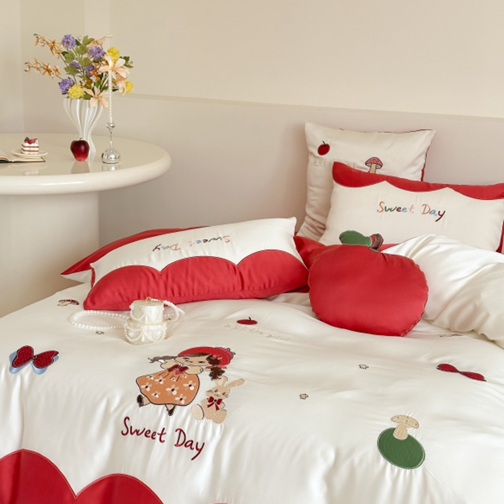 91家纺网 家纺一手货源 找家纺 （总）西西家居 2025新款LF60支奥地利兰精天丝四件套-美美公主