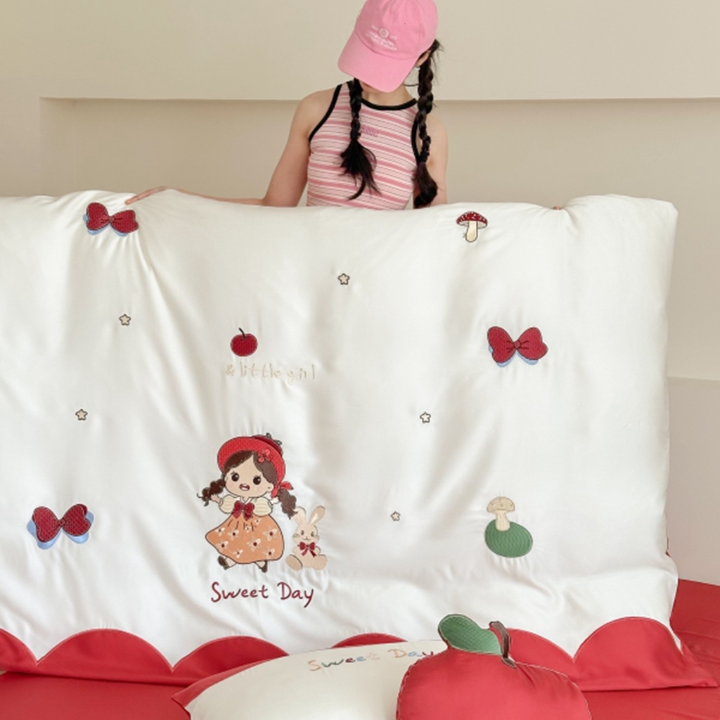 91家纺网 家纺一手货源 找家纺 （总）西西家居 2025新款LF60支奥地利兰精天丝四件套-美美公主