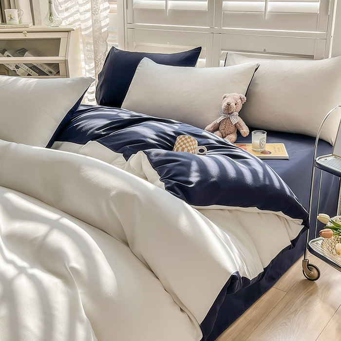 91家纺网 家纺一手货源 找家纺 （总）啊雅家居 2025新款学生宿舍双拼磨毛被套床单床笠单品三件套四件套