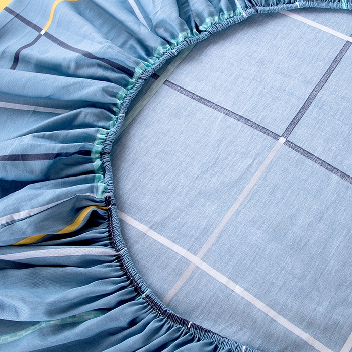 91家纺网 家纺一手货源 找家纺 (总)茗婷 2025新款纯棉学生上下铺床单床笠三件套六件套