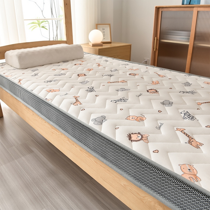 91家纺网 家纺一手货源 找家纺 （总）亿丁点床垫 2025新款针织棉乳胶记忆棉护脊床垫-学生床垫