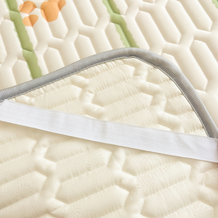 91家纺网 家纺一手货源 找家纺 沐慕 2025新款高克重小清新乳胶凉席-风格一 熊猫嘟嘟