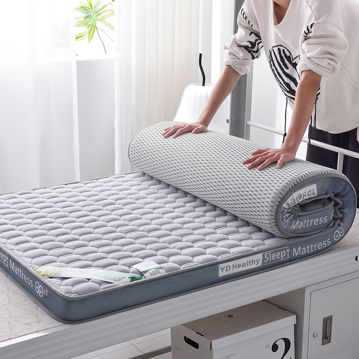 91家纺网 家纺一手货源 找家纺 （总）亿丁点床垫 2025新款针织棉乳胶记忆棉护脊床垫-学生床垫