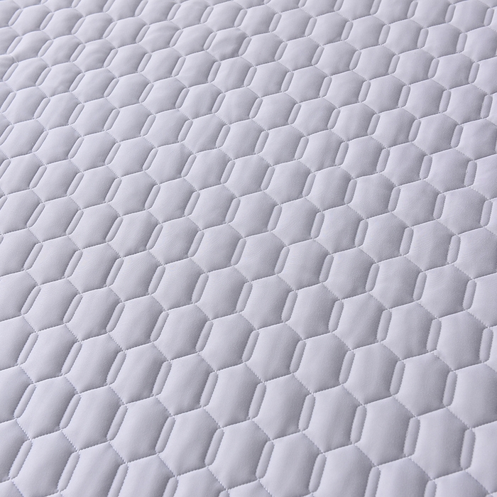 91家纺网 家纺一手货源 找家纺 亿丁点床垫 2025新款针织棉乳胶记忆棉护脊床垫-双人大床 六边形灰色