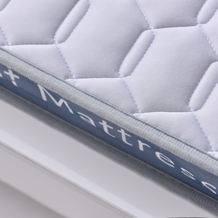 91家纺网 家纺一手货源 找家纺 亿丁点床垫 2025新款针织棉乳胶记忆棉护脊床垫-双人大床 六边形灰色