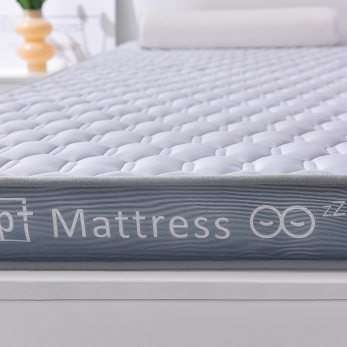 91家纺网 家纺一手货源 找家纺 亿丁点床垫 2025新款针织棉乳胶记忆棉护脊床垫-双人大床 六边形灰色