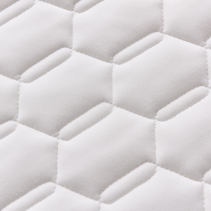 91家纺网 家纺一手货源 找家纺 亿丁点床垫 2025新款针织棉乳胶记忆棉护脊床垫-学生床垫 六边形白色