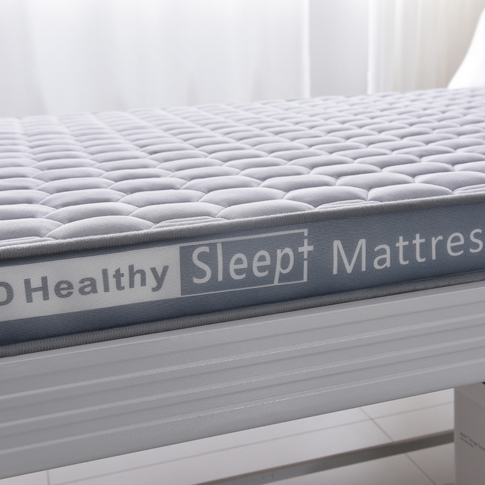 91家纺网 家纺一手货源 找家纺 亿丁点床垫 2025新款针织棉乳胶记忆棉护脊床垫-学生床垫 六边形灰色