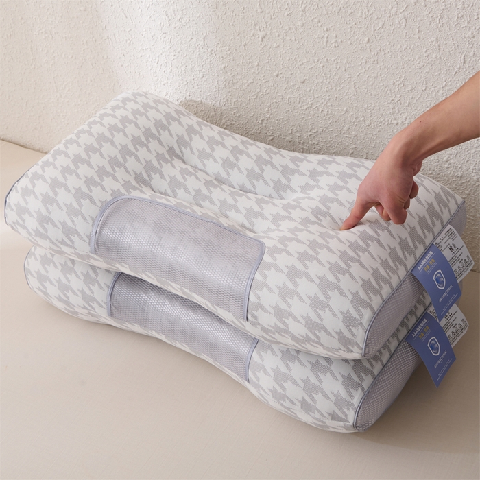 91家纺网 家纺一手货源 找家纺 （总）大熊枕芯2025新款千鸟格spa枕