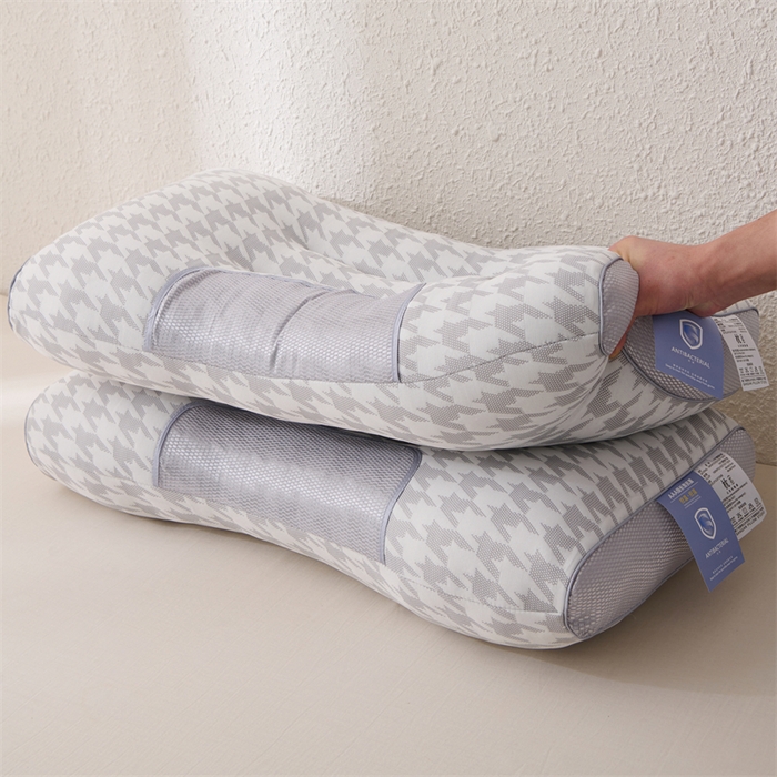 91家纺网 家纺一手货源 找家纺 （总）大熊枕芯2025新款千鸟格spa枕