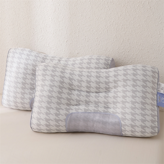 91家纺网 家纺一手货源 找家纺 （总）大熊枕芯2025新款千鸟格spa枕