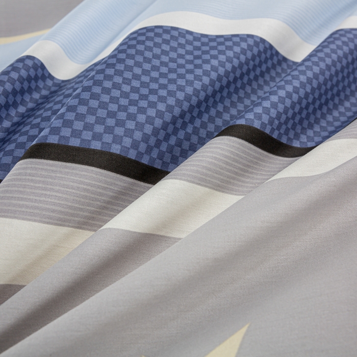 91家纺网 家纺一手货源 找家纺 上学郎家居 2025新款全棉纯13372学生100棉单人床六件套学生宿舍床上用品系列二 城市之光