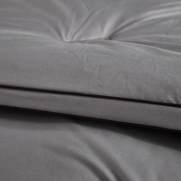 91家纺网 家纺一手货源 找家纺 啊雅家居 2025新款立体正宗大豆纤维被 天使灰