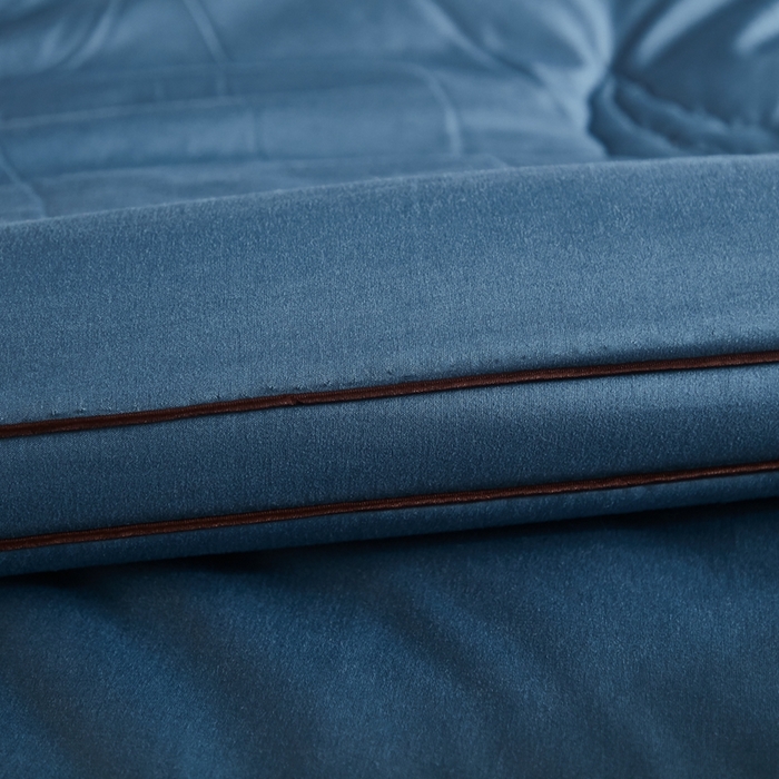 91家纺网 家纺一手货源 找家纺 啊雅家居 2025新款立体正宗大豆纤维被 天使蓝