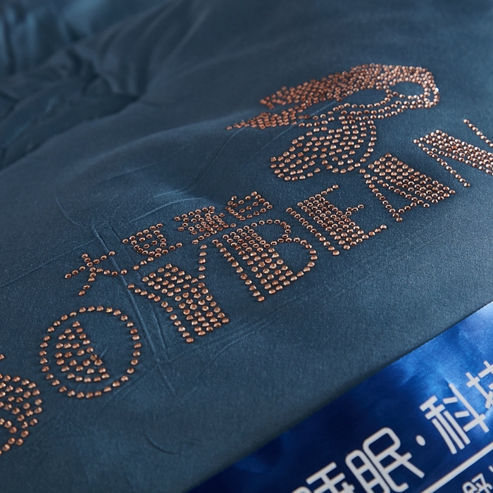 91家纺网 家纺一手货源 找家纺 啊雅家居 2025新款立体正宗大豆纤维被 天使蓝