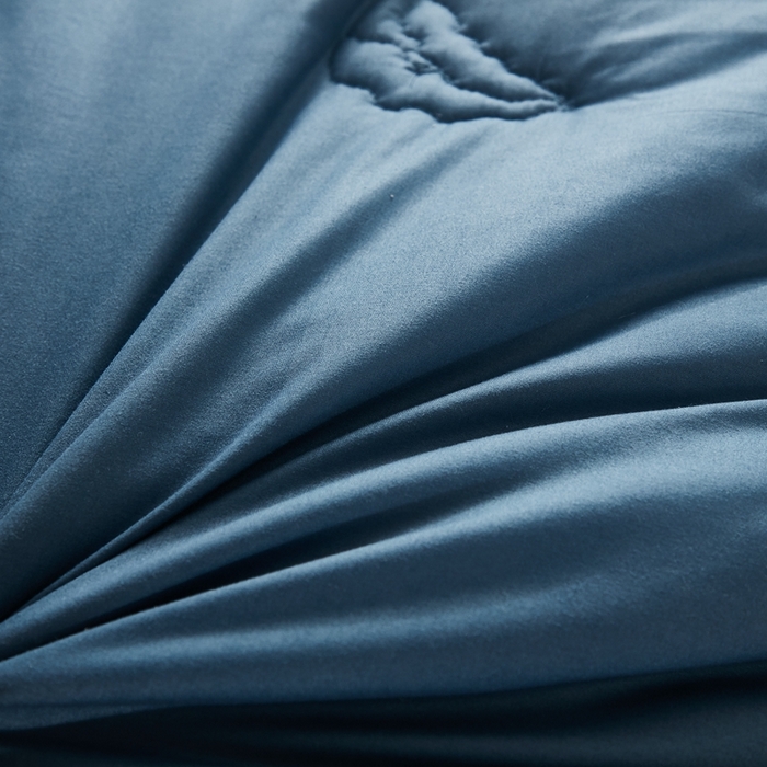 91家纺网 家纺一手货源 找家纺 啊雅家居 2025新款立体正宗大豆纤维被 天使蓝