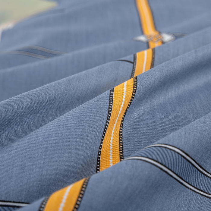 91家纺网 家纺一手货源 找家纺 上学郎家居 2025新款全棉纯13372学生100棉单人床六件套学生宿舍床上用品系列二 科尔