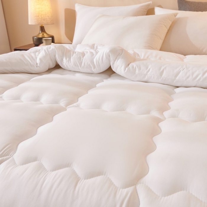 91家纺网 家纺一手货源 找家纺 （总）啊雅家居 2025新款磨毛羽丝绒被磨毛被磨毛冬被子被芯