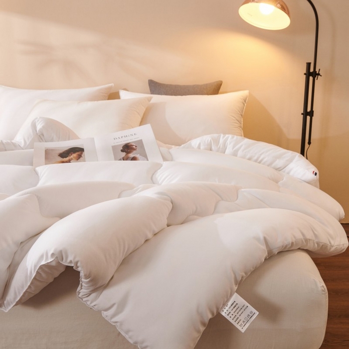 91家纺网 家纺一手货源 找家纺 （总）啊雅家居 2025新款磨毛羽丝绒被磨毛被磨毛冬被子被芯