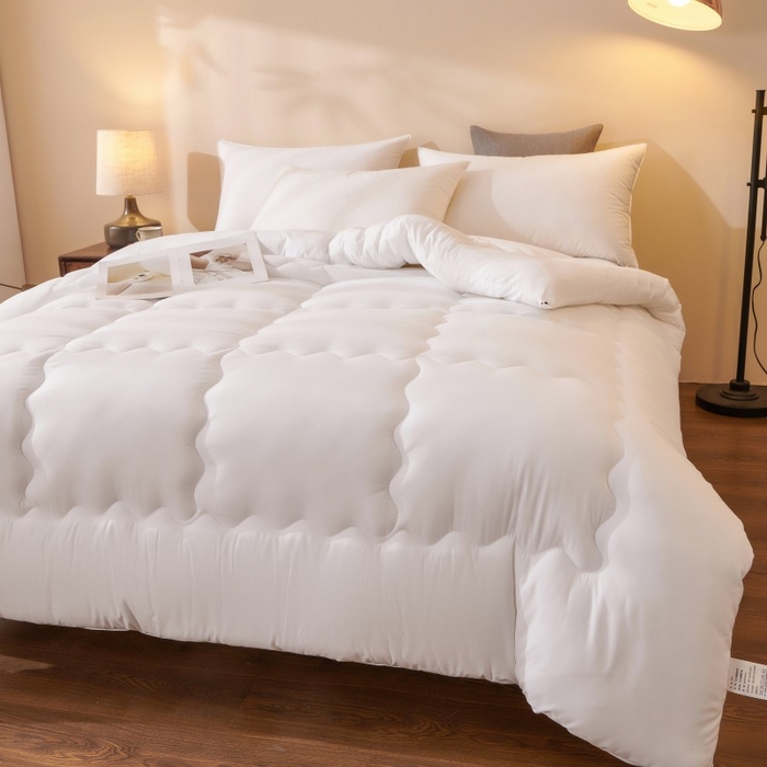 91家纺网 家纺一手货源 找家纺 （总）啊雅家居 2025新款磨毛羽丝绒被磨毛被磨毛冬被子被芯