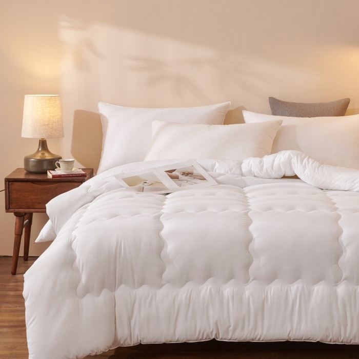 91家纺网 家纺一手货源 找家纺 （总）啊雅家居 2025新款磨毛羽丝绒被磨毛被磨毛冬被子被芯