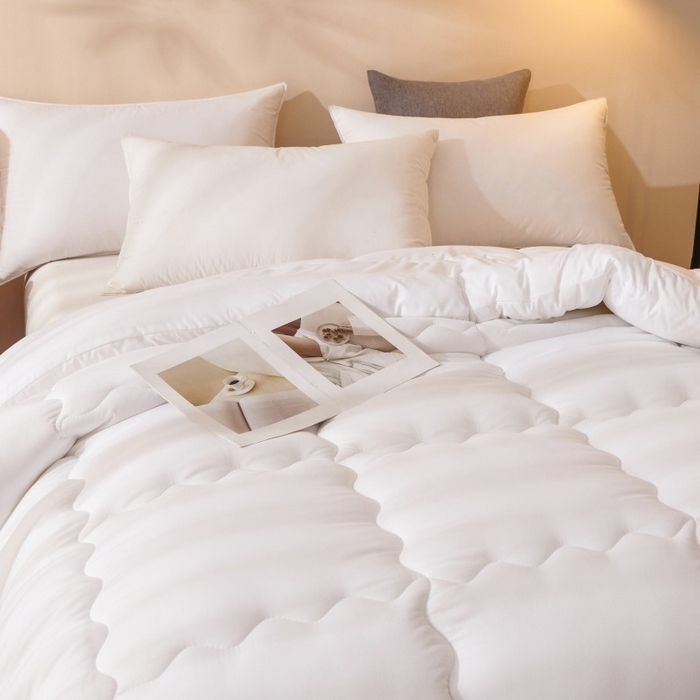 91家纺网 家纺一手货源 找家纺 （总）啊雅家居 2025新款磨毛羽丝绒被磨毛被磨毛冬被子被芯