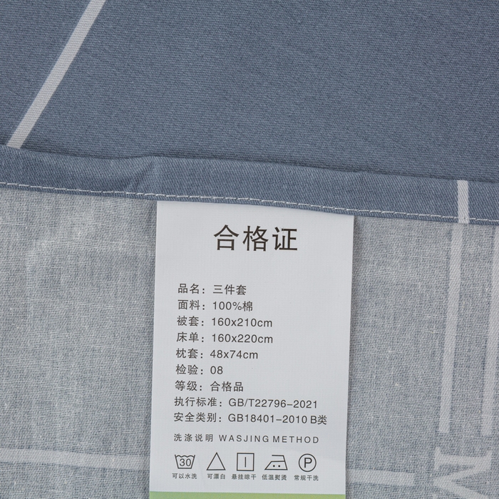 91家纺网 家纺一手货源 找家纺 上学郎家居 2025新款全棉纯13372学生100棉单人床六件套学生宿舍床上用品系列二 追光日记-兰