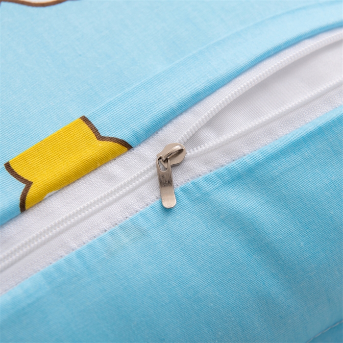 91家纺网 家纺一手货源 找家纺 大熊枕芯 2025新款全棉纯棉卡通儿童印花枕枕套可拆卸枕芯枕头 萝卜兔