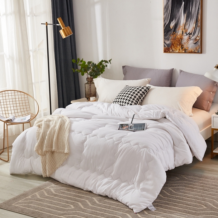 91家纺网 家纺一手货源 找家纺 （总）啊雅家居 2025新款高密度舒适磨毛冬被大量备货