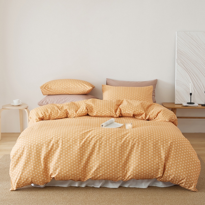 91家纺网 家纺一手货源 找家纺 （总）EH家居 2025春夏新款40s全棉纯棉印花四件套-小幸运