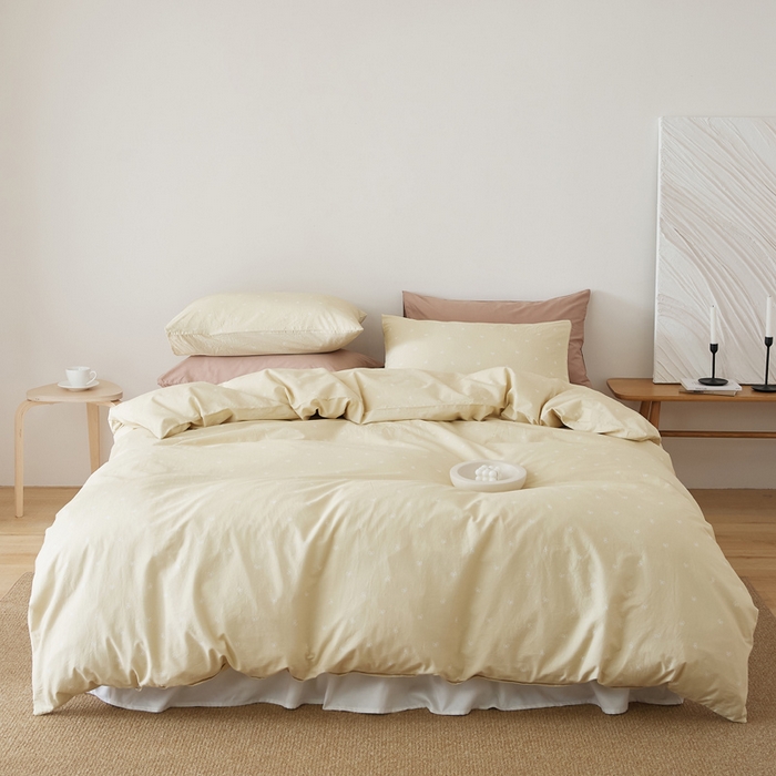 91家纺网 家纺一手货源 找家纺 （总）EH家居 2025春夏新款40s全棉纯棉印花四件套-小幸运