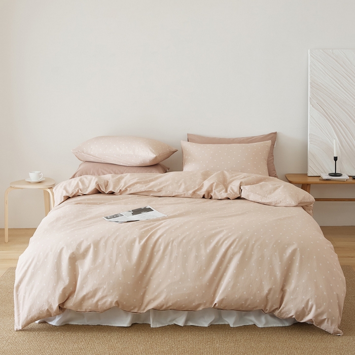 91家纺网 家纺一手货源 找家纺 （总）EH家居 2025春夏新款40s全棉纯棉印花四件套-小幸运