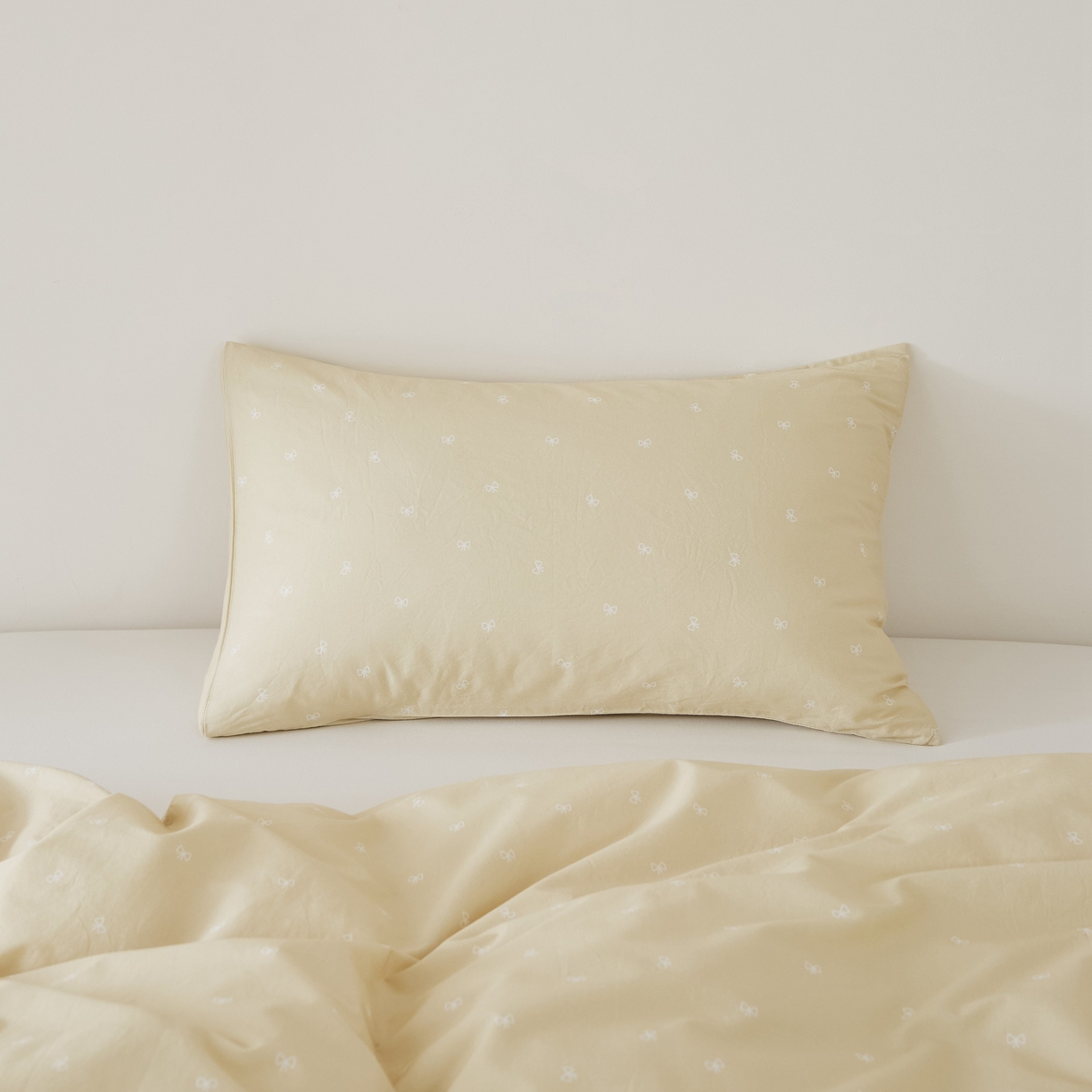 91家纺网 家纺一手货源 找家纺 （总）EH家居 2025春夏新款40s全棉纯棉印花枕套单件 单枕套-小幸运