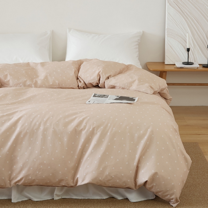 91家纺网 家纺一手货源 找家纺 EH家居 2025春夏新款40s全棉纯棉印花被套单件 单被套-小幸运 小樱桃