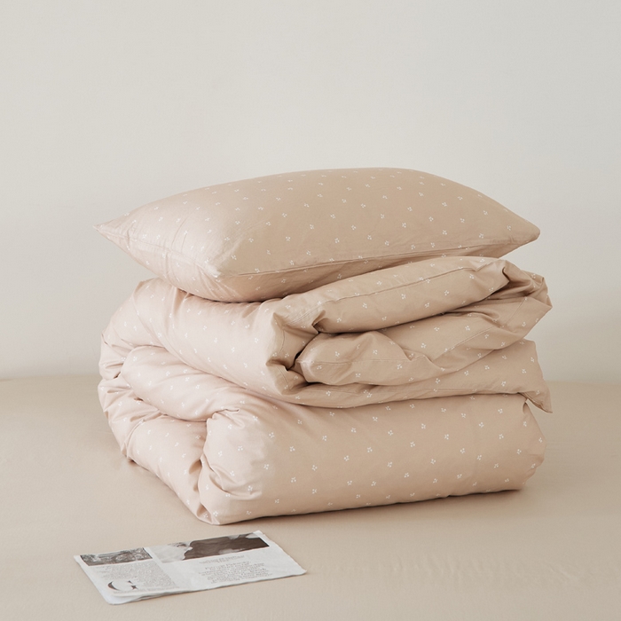 91家纺网 家纺一手货源 找家纺 EH家居 2025春夏新款40s全棉纯棉印花四件套-小幸运 小樱桃