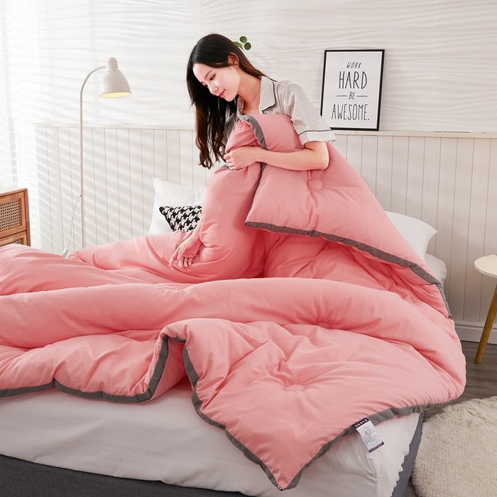 91家纺网 家纺一手货源 找家纺 啊雅家居 2025新款四季被 立体被 夏被 春秋被 冬被  暖被 暖红