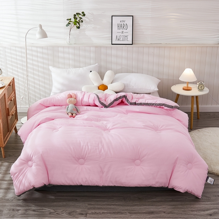 91家纺网 家纺一手货源 找家纺 啊雅家居 2025新款四季被 立体被 夏被 春秋被 冬被  暖被 暖粉