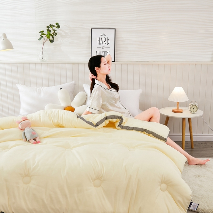 91家纺网 家纺一手货源 找家纺 啊雅家居 2025新款四季被 立体被 夏被 春秋被 冬被  暖被 暖黄