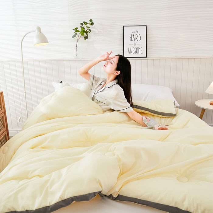 91家纺网 家纺一手货源 找家纺 啊雅家居 2025新款四季被 立体被 夏被 春秋被 冬被  暖被 暖黄