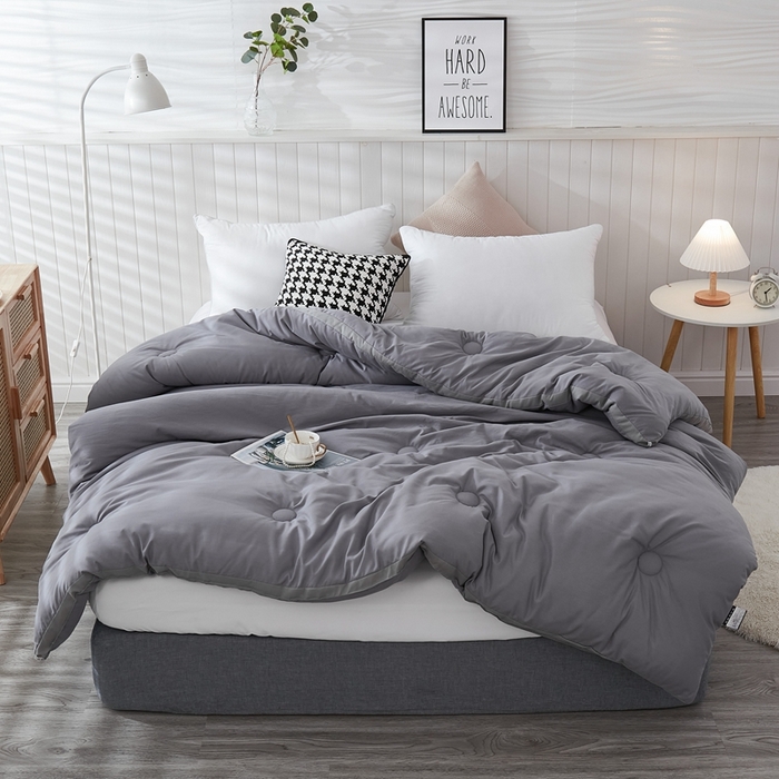 91家纺网 家纺一手货源 找家纺 啊雅家居 2025新款四季被 立体被 夏被 春秋被 冬被  暖被 暖灰