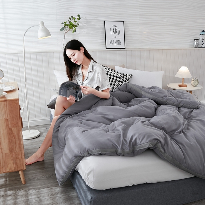 91家纺网 家纺一手货源 找家纺 啊雅家居 2025新款四季被 立体被 夏被 春秋被 冬被  暖被 暖灰