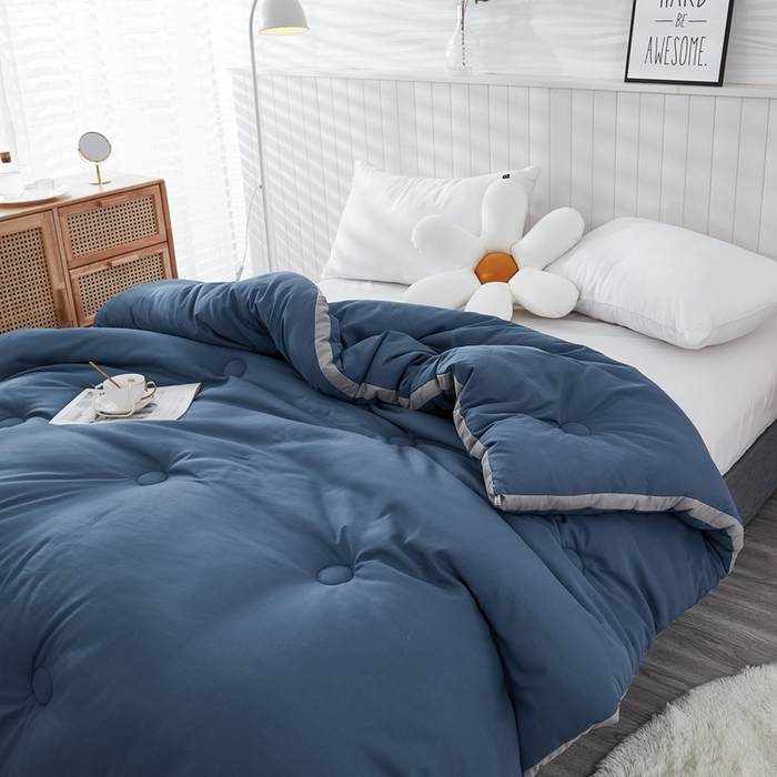 91家纺网 家纺一手货源 找家纺 啊雅家居 2025新款四季被 立体被 夏被 春秋被 冬被  暖被 暖蓝