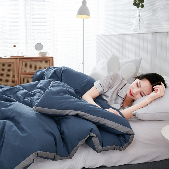 91家纺网 家纺一手货源 找家纺 啊雅家居 2025新款四季被 立体被 夏被 春秋被 冬被  暖被 暖蓝