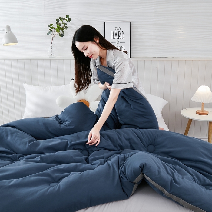 91家纺网 家纺一手货源 找家纺 啊雅家居 2025新款四季被 立体被 夏被 春秋被 冬被  暖被 暖蓝