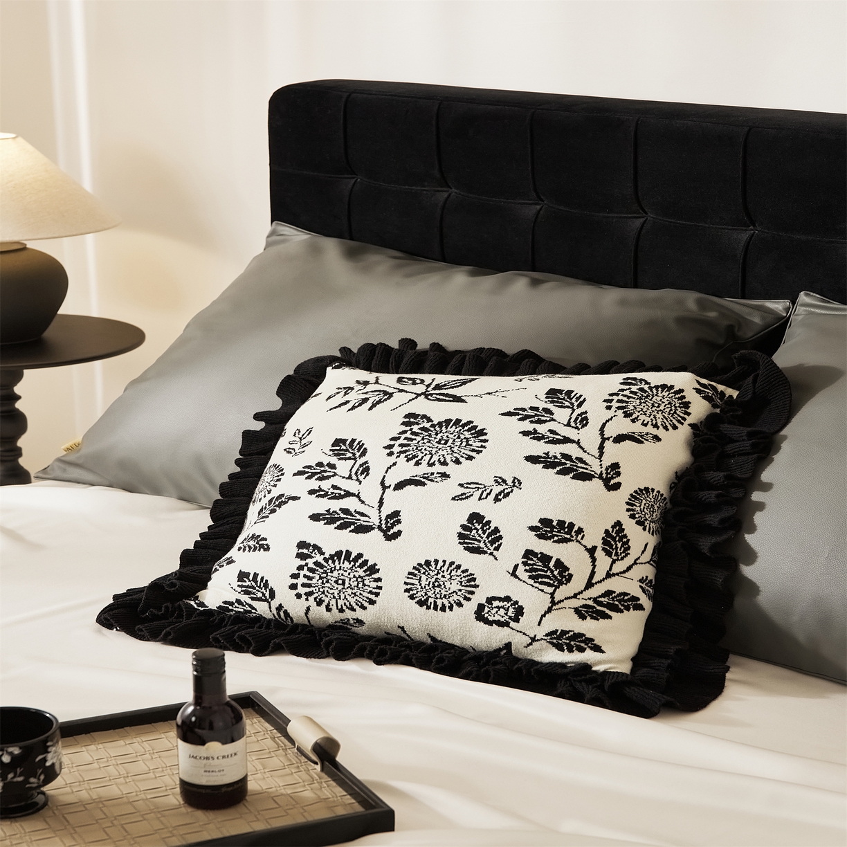 91家纺网 家纺一手货源 找家纺 （总）暖绵绵家纺 2025新款兔绒纱抱枕套-古苏【注：最低零售价：毯子154元、抱枕套（不含芯）48元 】