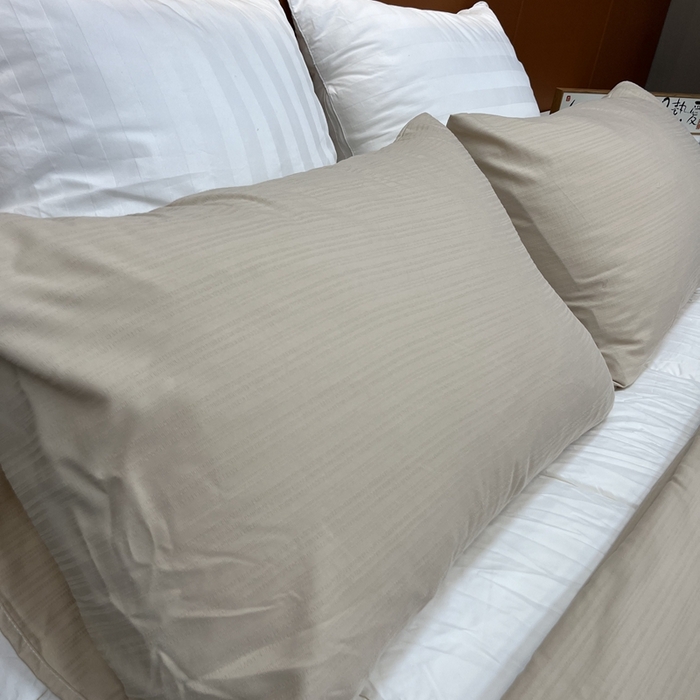 91家纺网 家纺一手货源 找家纺 仲旺居家纺2025新款华夫格提花夏被三件套 卡其